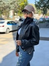8680 ÇATLAK DERİ MONT /Siyah