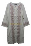 Kaftan Elbise Beyaz b