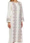 Kaftan Elbise Krem