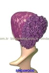 Mor Tül Kıvırcık Bone