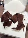     Mocha Kahve Süet 10 cm Çizme 