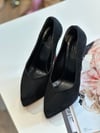 Beoly Siyah Süet 14 cm Stiletto