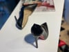 Flouys Siyah Mat 12 cm Stiletto 