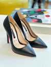 Lena Siyah Mat 12 cm Stiletto