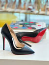 Lena Siyah Mat 12 cm Stiletto
