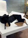 Mocha Siyah Süet  12 cm Çizme 