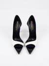 Rouge Beyaz Rugan 10 cm Stiletto