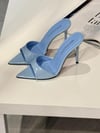 Viva Mavi Rugan 10 cm Terlik 