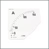 Ampermetre Ölçü Kartı (96x96 mm.) 150/5A 