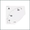 Ampermetre Ölçü Kartı (96x96 mm.) 250/5A 