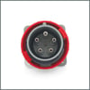 CEE Serisi Düz Pano Fişi 125A (IP67) 400V 3P+N+T h:6(DISC)