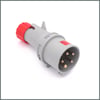 Fiş ve PrizlerPalazzoli Multimax Serisi Düz Fiş 32A (IP44) 400V 3P+N+T h:6