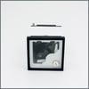 Frer CT girişli 90° AC ampermetre 48X48 mm Skalasız Giriş:5A