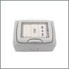 IP55 Sıva Üstü Komütatör + USB 2.1A + Priz 