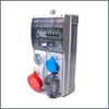 IP66 Kombinasyon Panosu 1ad 3x16A, 1ad Shuko 16A, 1 ad 5x32A Kilitli P.