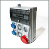 IP66 Kombinasyon Panosu 2 ad.3x16A Schuko Priz  1 ad. 5x32A Kilitli Priz 2 ad. 3x16A Panel Tipi Priz  