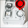 IP66 Kombinasyon Panosu 3 ad. Schuko Priz 3x16A 1 ad. 5x32A Priz