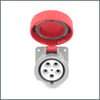Konum GöstergeleriPalazzoli CEE Serisi Pano Prizi 125A (IP67) (15 Der.) 400V 3P+N+T h:6(DISC)