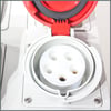 Novsen IP66 Kombinasyon Panosu 5ad. Schuko, 2 ad. 3x16A, 1ad. 5x32A