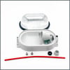 Palazzoli RINO Serisi 60W Oval Arm. IP66 Kafessiz Alüm. / Cam Dif. / 199x112mm. (1Giriş)