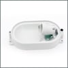Palazzoli RINO Serisi 60W Oval Arm. IP66 Kafessiz Alüm. / Cam Dif. / 199x112mm. (1Giriş)