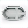 Palazzoli RINO Serisi 75W Oval Arm. IP65 Al. Kafesli Al. Gövde / Cam Dif. / 226x130mm / 2 Giriş