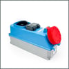 Palazzoli TAIS Serisi Anahtarlı Priz 63A (IP67) 400V (Raylı) 3P+N+T h:6