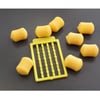 Captain 3498 Dumbell Yellow Color 8'li Paket Sazan Yemi