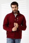 Erkek Hastane Polar Ceket Bordo
