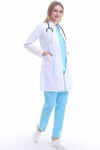 Hakim Yaka Kadın Doktor Önlüğü