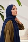 JAZZ ŞAL LACİVERT