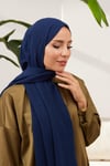 JAZZ ŞAL LACİVERT