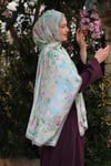 Pamuklu desenli şal