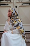 Pamuklu desenli şal
