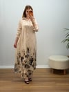 Amber Floral Takım Bej