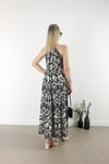 HALTER YAKA VİSKON ELBİSE MODEL 1