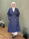 TASARIM DENİM TRENÇKOT 