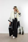 TASARIM KAFTAN AYROBİN KUMAŞ BEYAZ