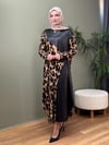 TASARIM LEOPAR SWEAT ELBİSE MODEL 2