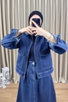 Denim Etekli Takım