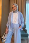 Elegance Üçlü Takım Mavi
