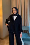 Elegance Üçlü Takım Siyah