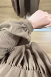 Oversize Suzi Elbise Acı Kahve 