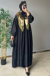 Oversize Suzi Elbise Siyah 