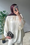 Pantolonlu Şifon Takım ekru