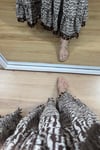 Püskül Detaylı Elbise Kahve 