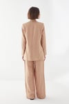 ABRİL %100 KETEN BLAZER BEJ