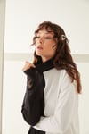 ADRINA KAZAK SİYAH-BEYAZ