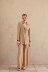 ALBİ BLAZER KETEN CEKET BEJ