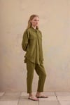 ALBİ KETEN HAVUÇ PANTOLON HAKİ
